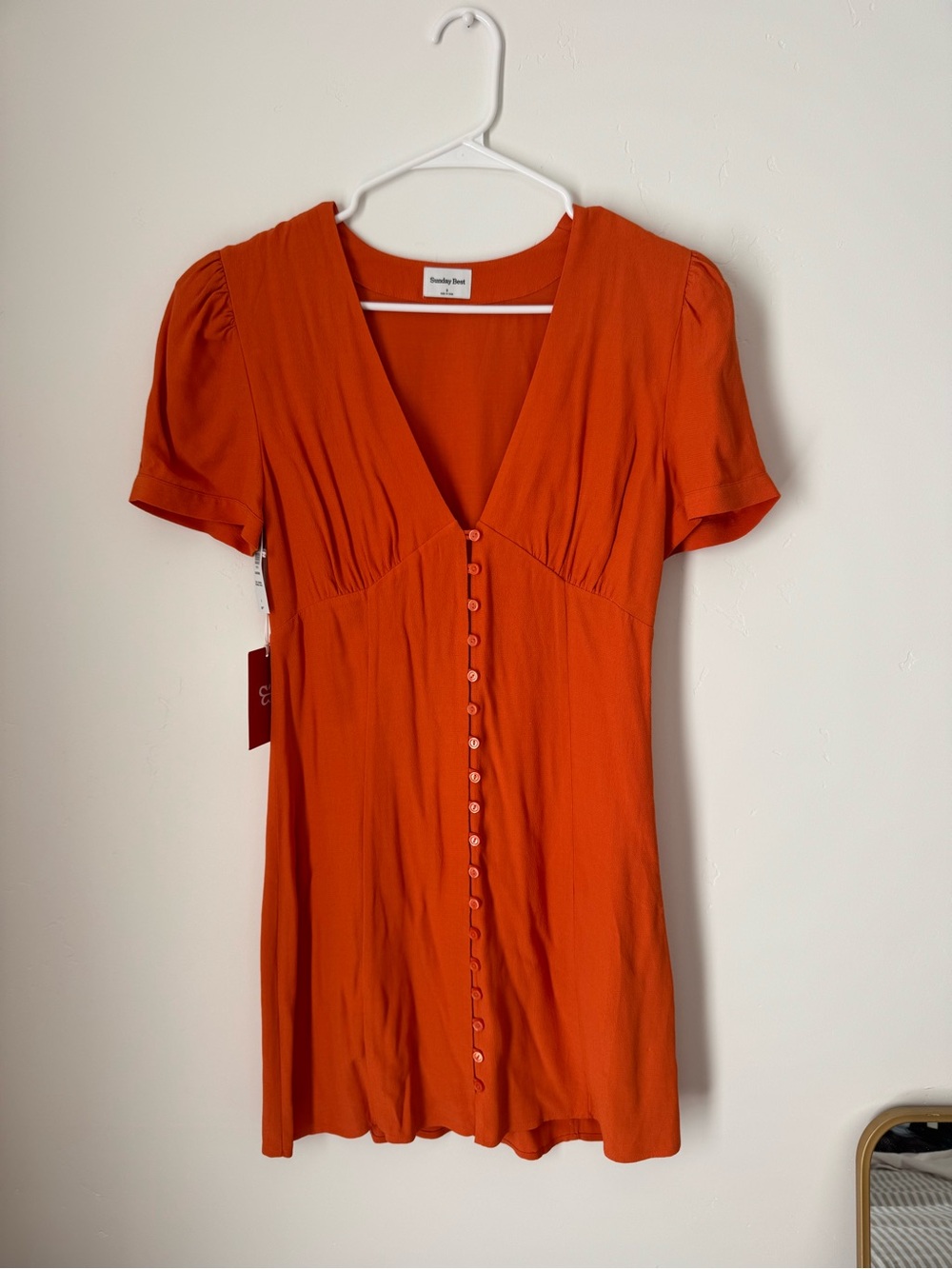Sunday Best Orange Dress